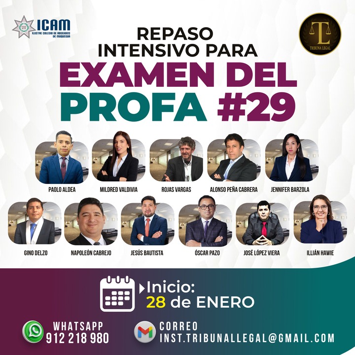 CURSO DE REPASO INTENSIVO PARA EL EXAMEN DEL PROFA #29